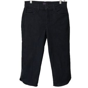NYDJ Capri Not Your Daughters Jeans Crop Stretch Embellished Casual Women 4